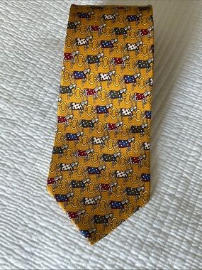 Vintage Korean Air corporate promotional item and souvenir men’s tie